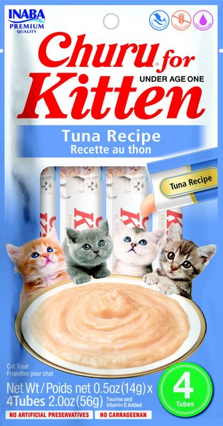 CHURU кремовое лакомство для котят с тунцом (4 sticks)