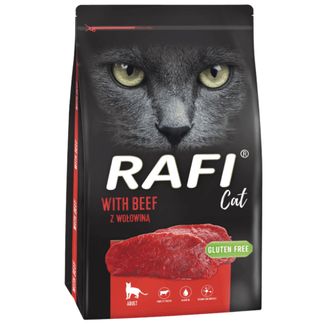 Rafi Cat with Beef - сухой корм для кошек, с говядиной
