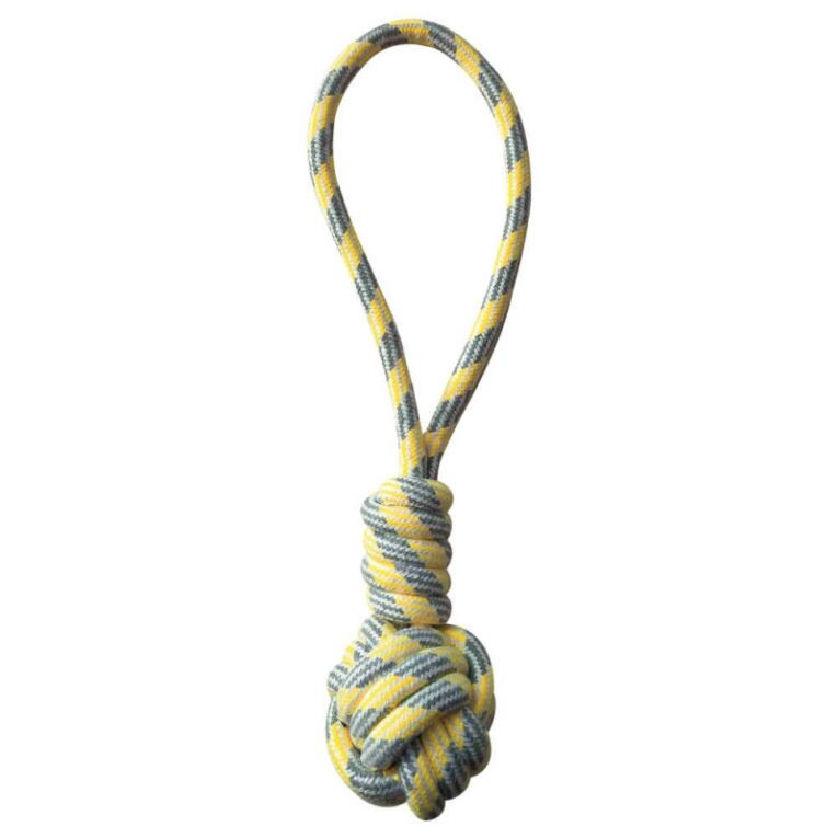 CROCI-игрушка-для-собак-BONE-WBALL-PASTEL-YELLOW-40-cm-pet-house.md_