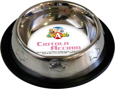 CROCI металлическая миска MAC CAT W/PRINTS 0,24L/16CM