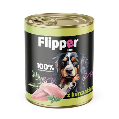 Flipper Pate For Dog With Chicken - влажный корм с курицей, для собак