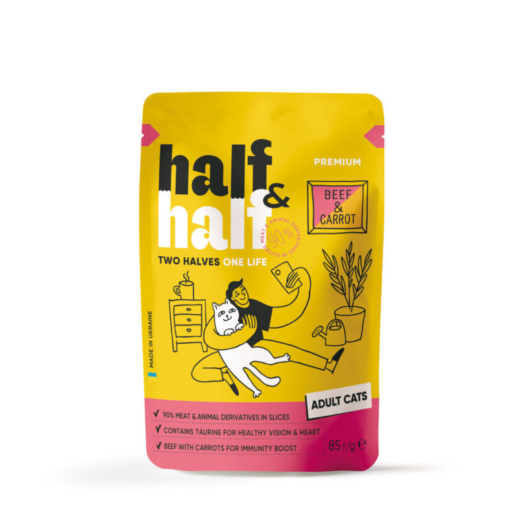 Half&Half beef and carrot 85-g