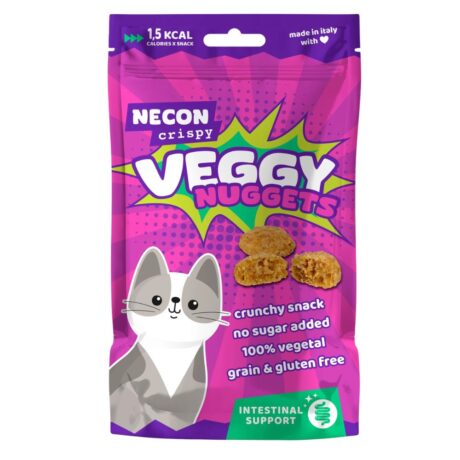 Necon Cat Veggy Nuggets Intestinal Support - лакомство для кошек, для здоровья пищеварительной системы