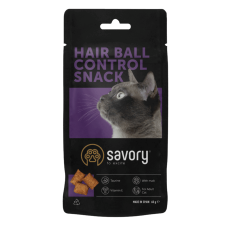 Savory Cats Snacks Pillows Hair Ball Control - лакомство для кошек, для контроля образования шерстяных комочков