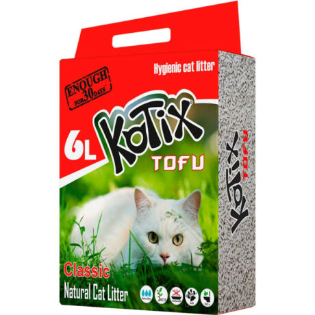 Kotix Tofu Classic - соевый наполнитель для кошачьего туалета
